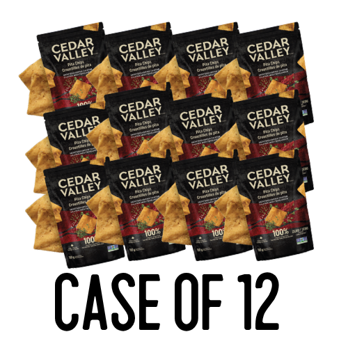 Cedar Valley Pita Chips: Mediterranean Za'atar - CASE – Sheldon
