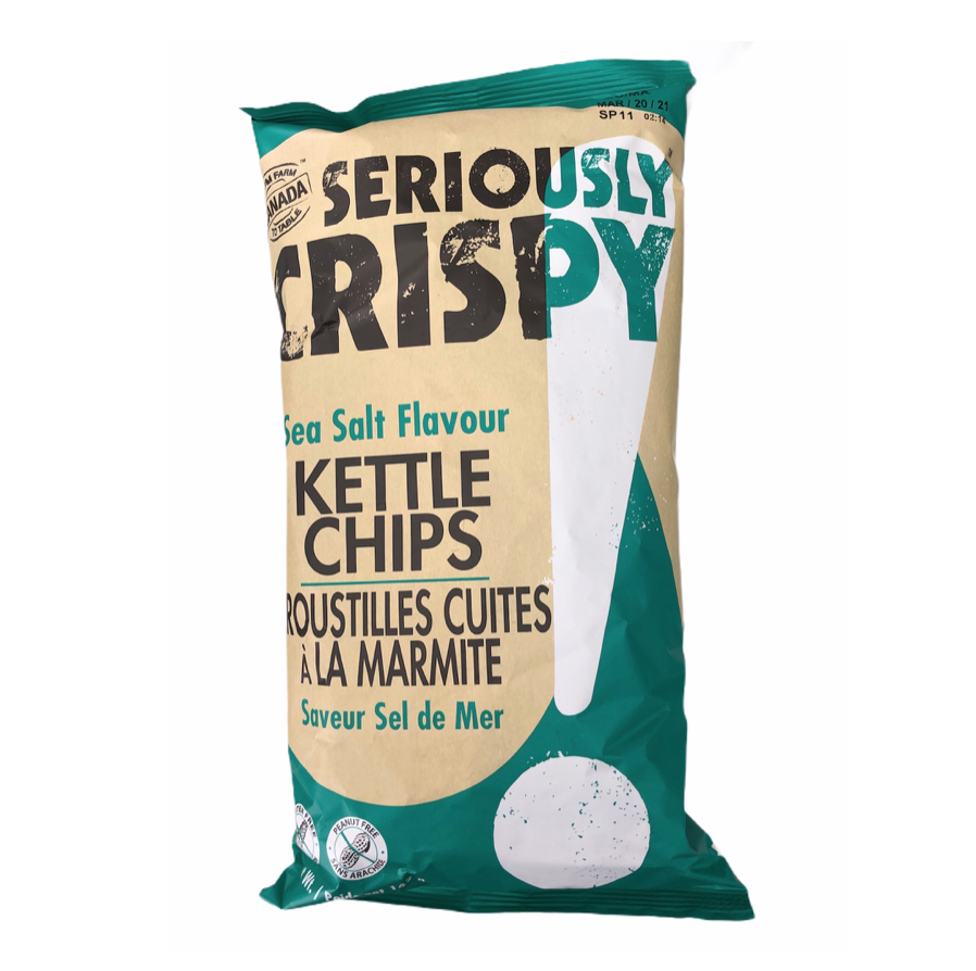 Seriously Crispy Sea Salt Chips - Case - W - Sheldon Creek Supply Co.