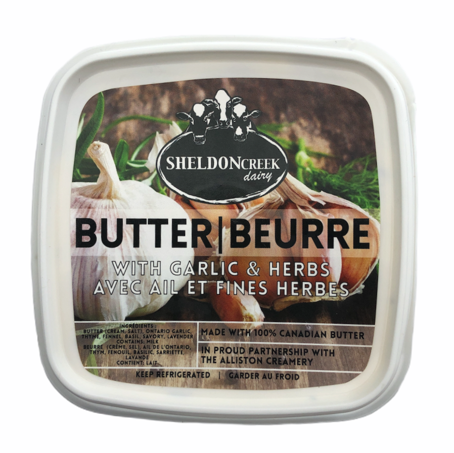 Butter with Garlic & Herbs - From The Farmer.ca